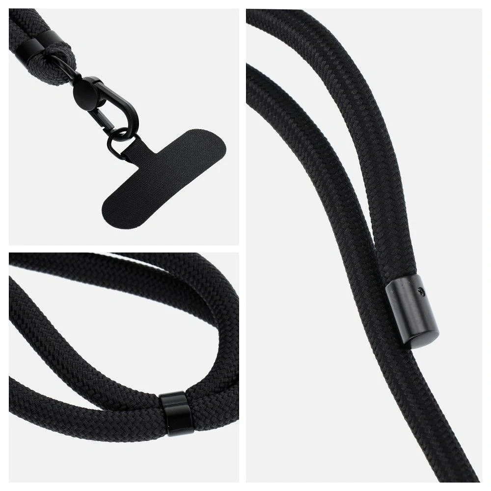 Popruh SWING 8mm Crossbody – ČERNÝ, délka 165 cm 5903396288722