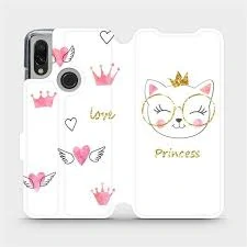 Knížkové flip pouzdro Mobiwear - Xiaomi Redmi 7 - MH03S Kočička princess - VÝPRODEJ