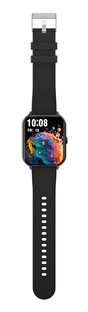 Chytré hodinky Aligator Watch GO, 1,96", IP 67 - černé