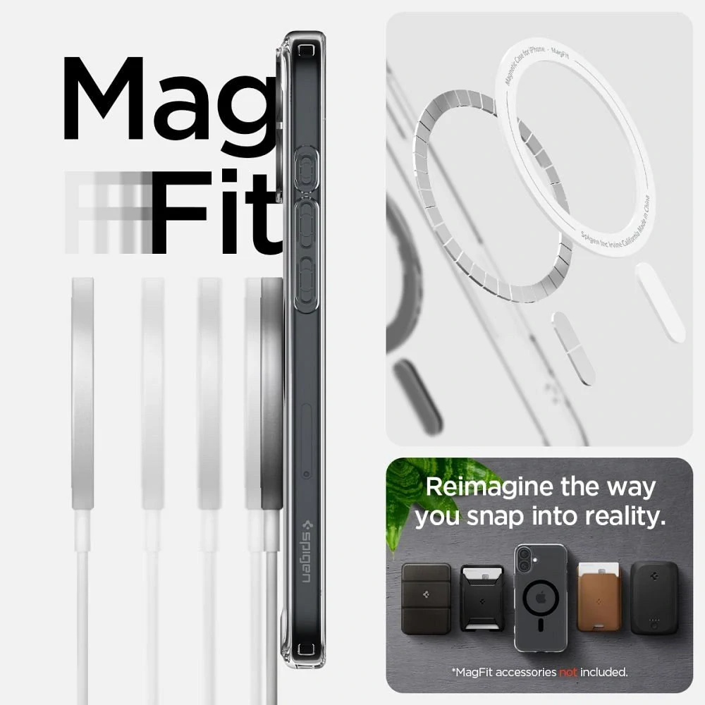 Odolnější pouzdro SPIGEN Ultra Hybrid Mag s MagSafe - Apple iPhone 16 Plus - Black