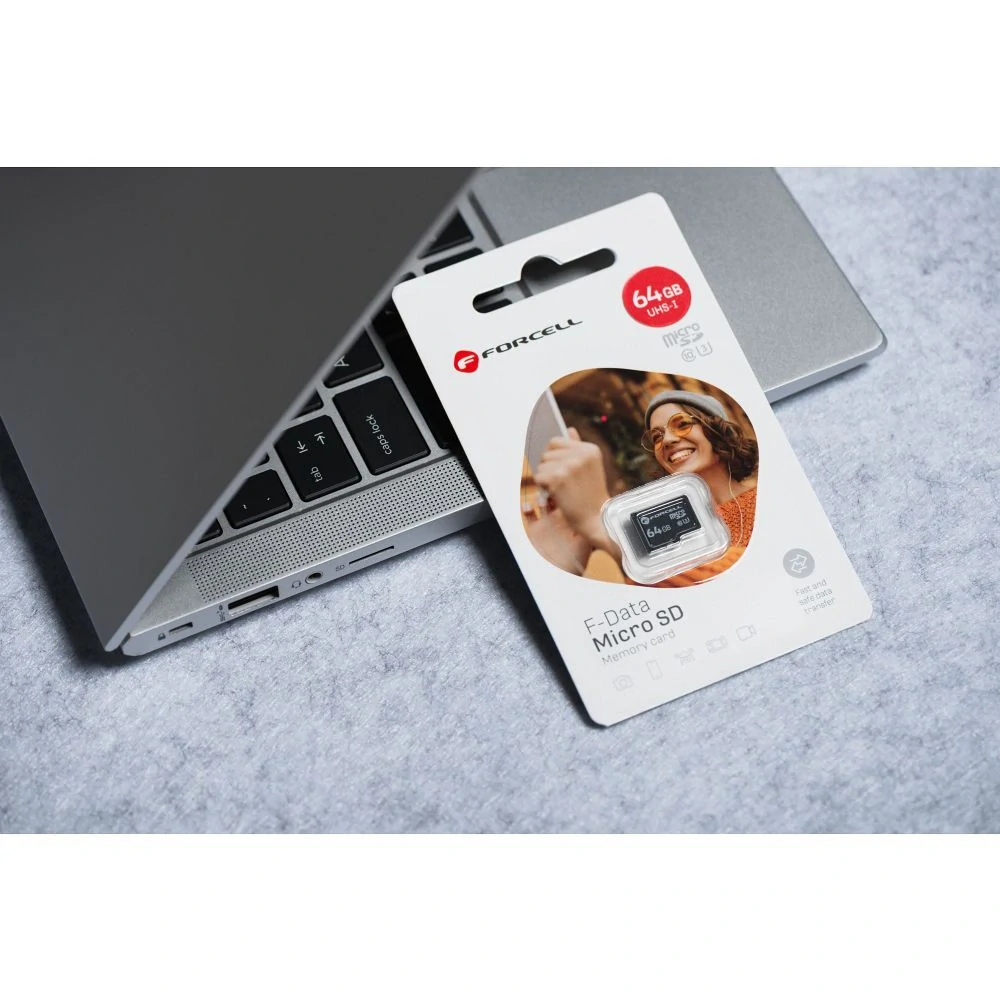 Paměťová karta micro SD - FORCELL F-DATA UHS-I U3 - 64GB Class 10