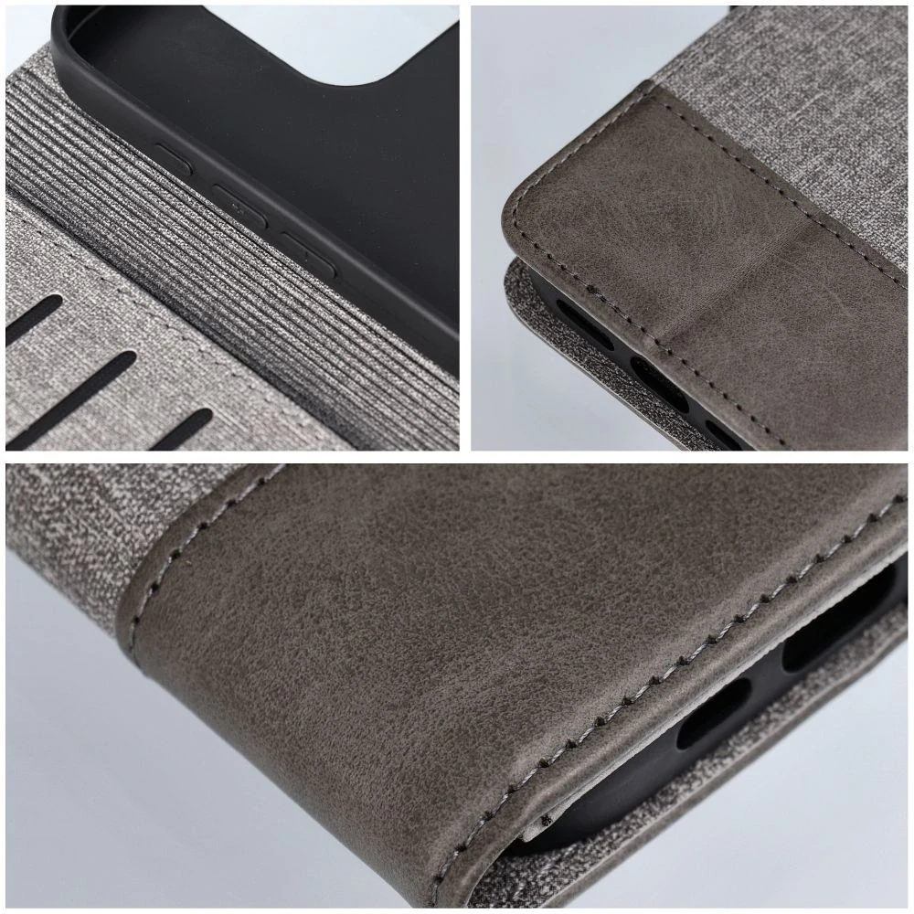 Flip pouzdro GOMMA Book Samsung Galaxy A36 5G – šedé