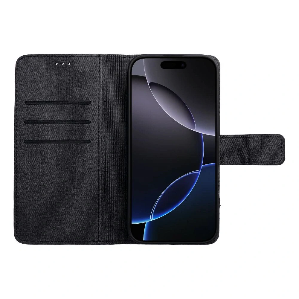 Flip pouzdro GOMMA Book Samsung Galaxy A36 5G – černé