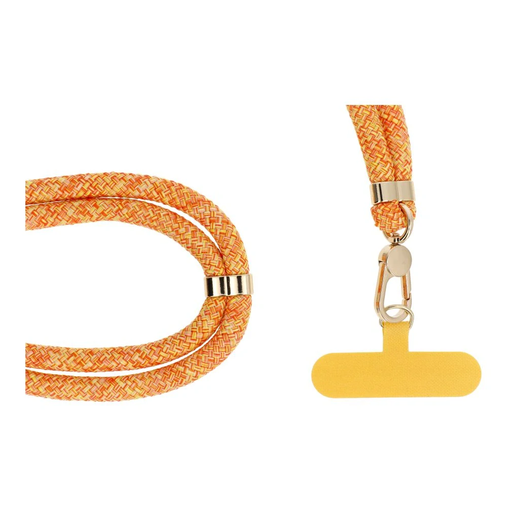 Popruh SWING 8mm Crossbody – oranžovo-bílý, délka 165 cm