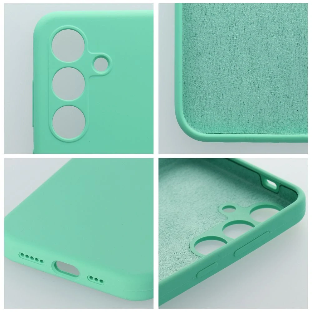 Silikonové pouzdro Silicone 2mm – Motorola G55 5G, mentolové