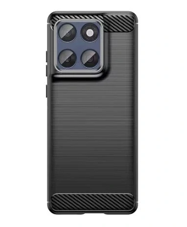 Odolné pouzdro Carbon na Motorola Edge 60 Fusion – černé