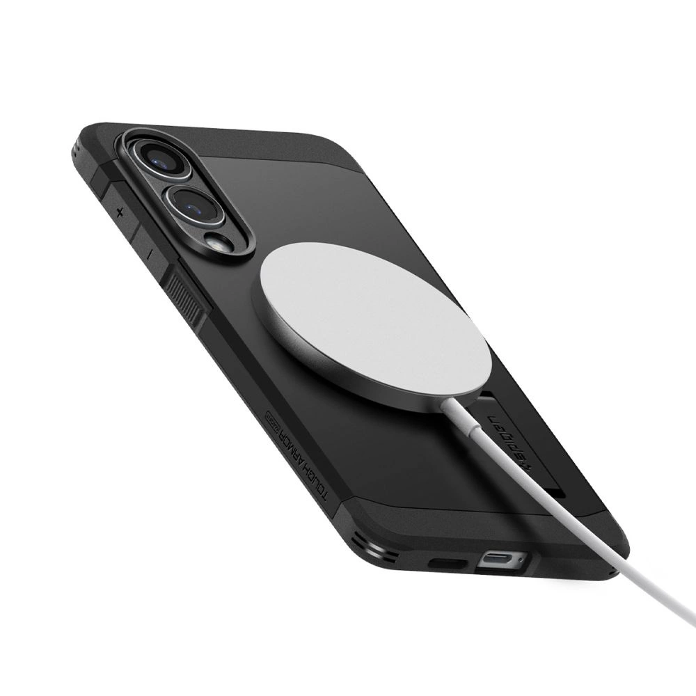 Spigen Tough Armor Mag kryt Samsung Galaxy S25 Edge - černý