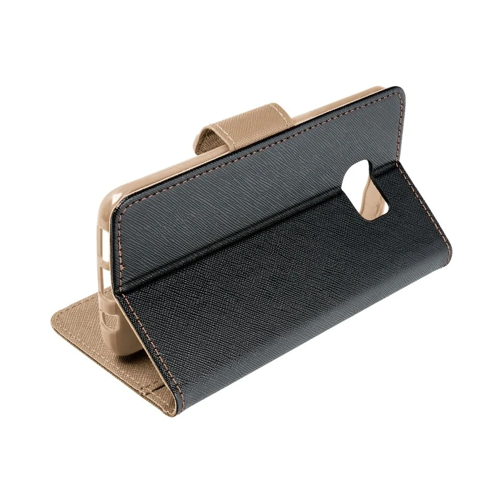 Pouzdro FANCY Book Xiaomi Redmi 14C - černo-zlaté