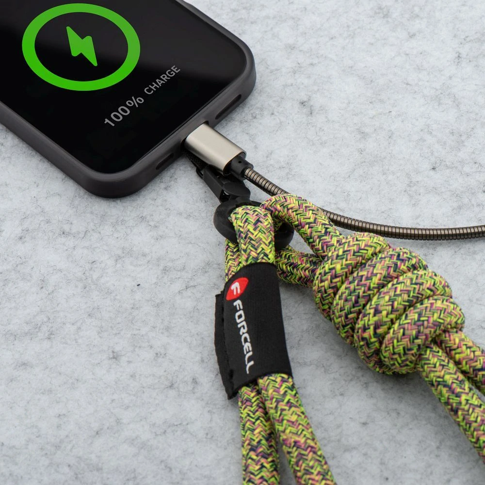 Crossbody šňůrka k mobilu Forcell S10X165 tříbarevná