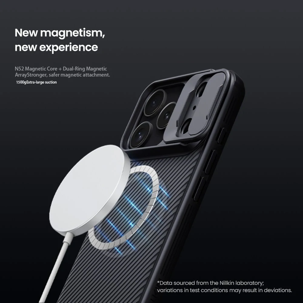 Nillkin CamShield PRO Magnetic iPhone 17 Pro – černý kryt