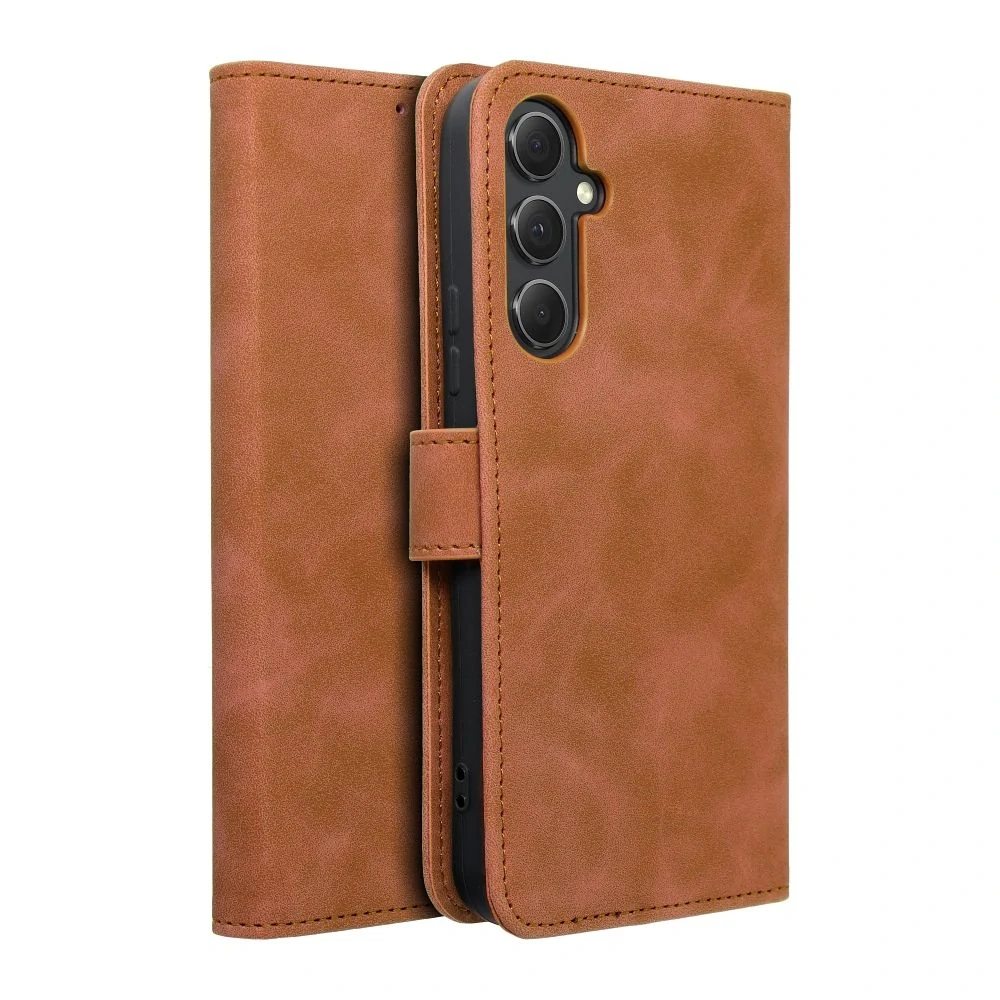 TENDER Book pouzdro Samsung Galaxy A17 - hnědé