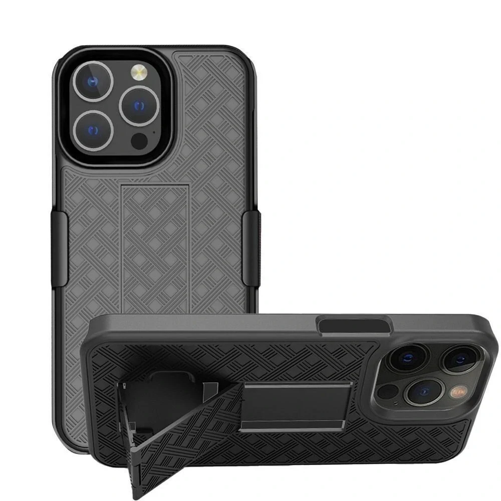 Kryt HOLSTER s klipem a stojánkem pro Samsung Galaxy S24 Plus – černý