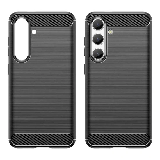 Odolné pouzdro CARBON pro Samsung Galaxy S25 FE – černé