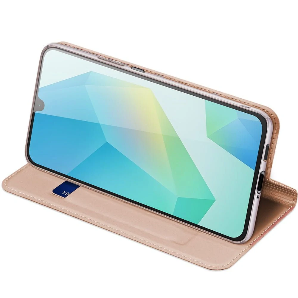 Flipové pouzdro Dux Ducis Skin Pro Samsung Galaxy A17 5G – růžové