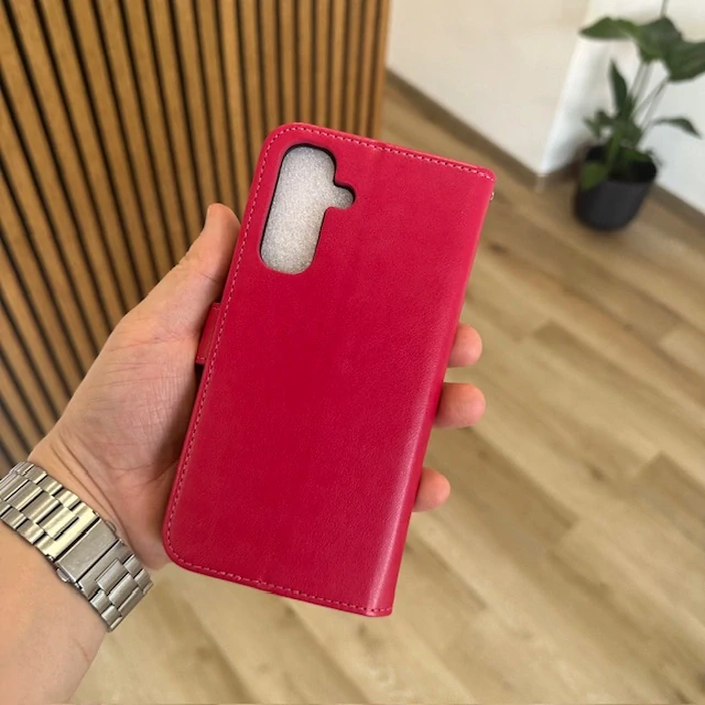 MEZZO Book flip pouzdro Samsung A26 5G - teddy bear magenta