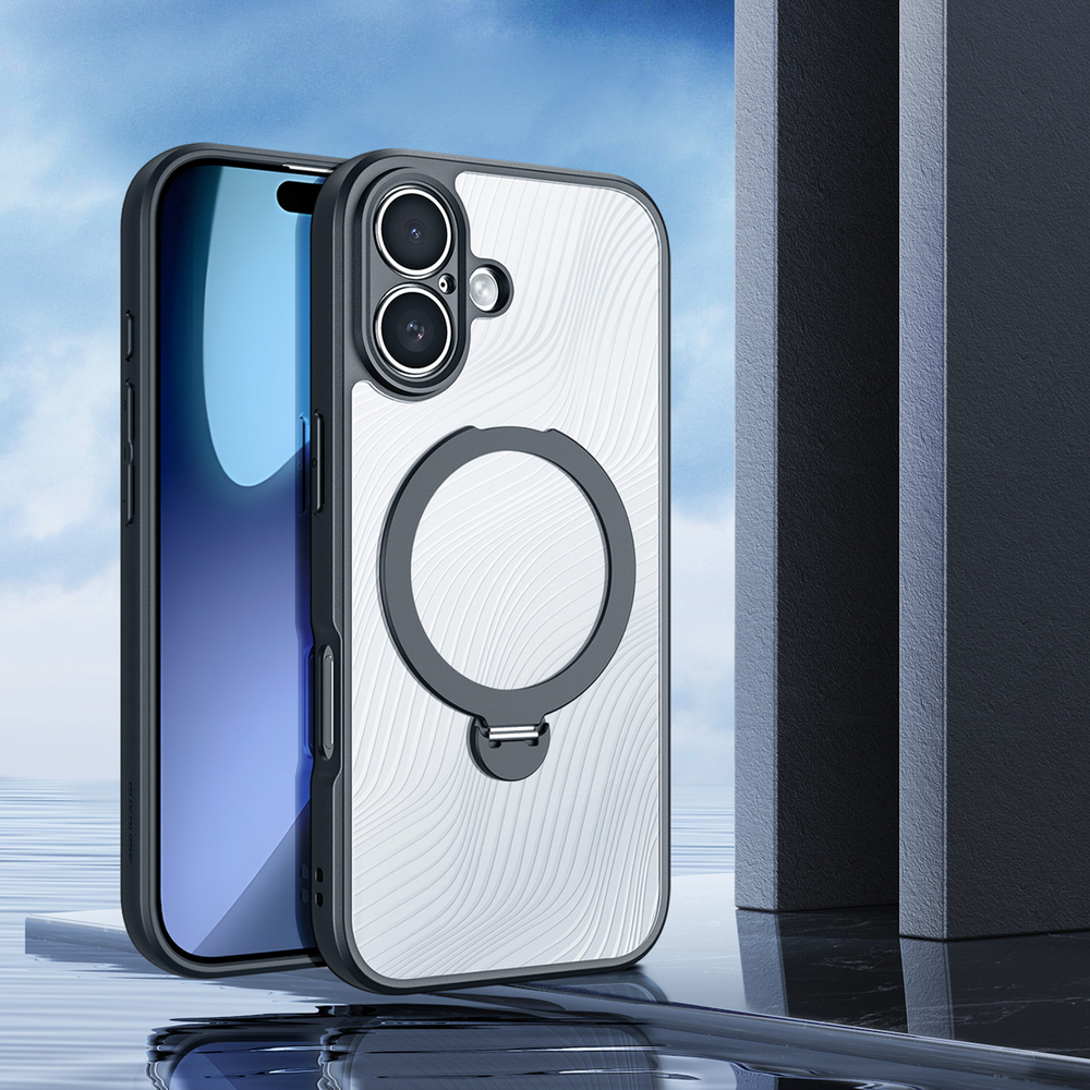 Dux Ducis Aimo Mag kryt se stojánkem iPhone 17 černý
