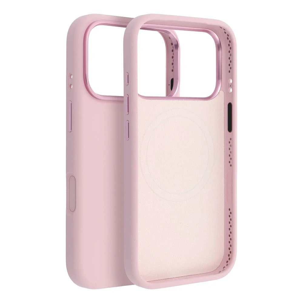 Kryt na mobil iPhone 16 Forcell F-Protect Frame růžový s Magsafe