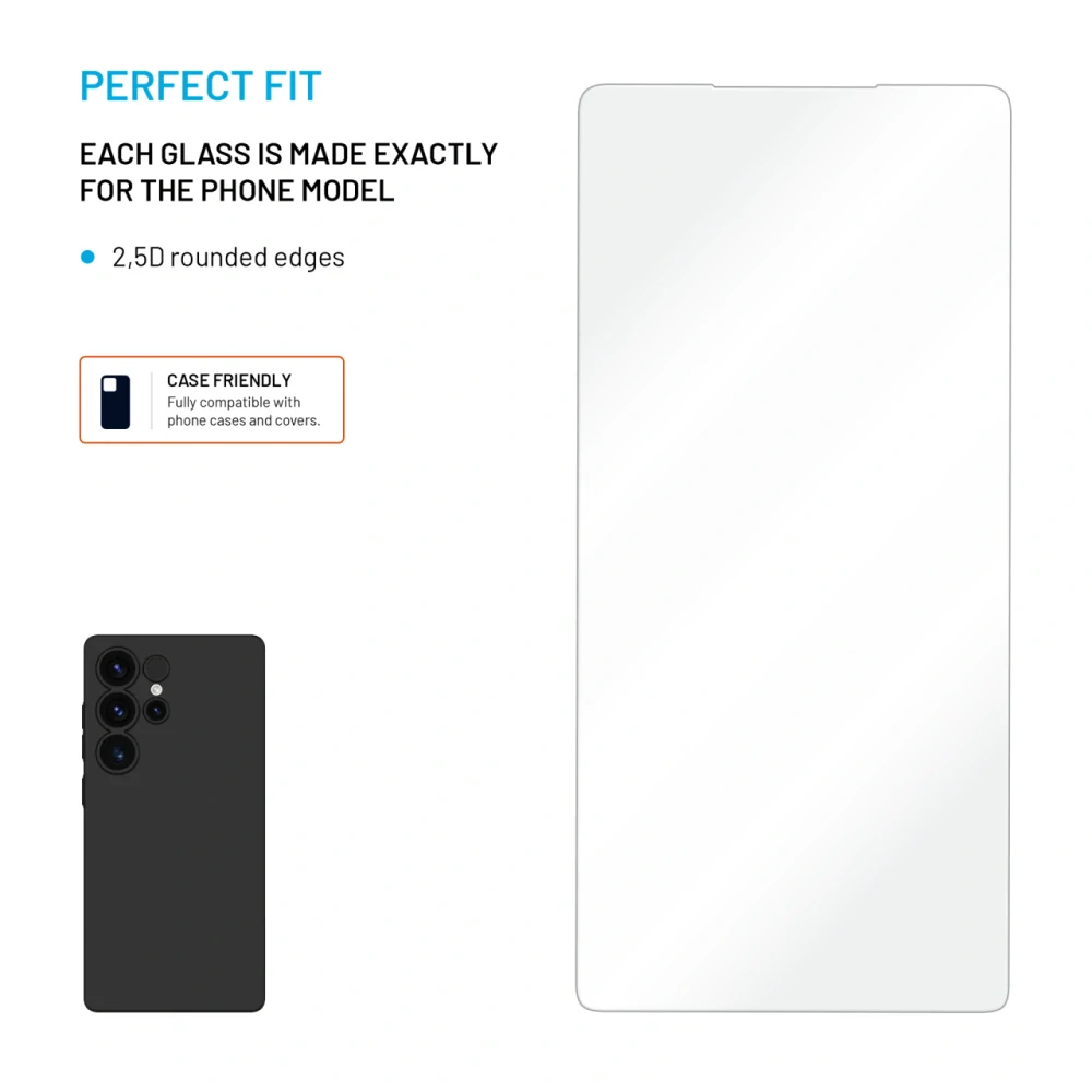 FIXED Ochranné tvrzené sklo pro Samsung Galaxy S25 Ultra, čiré 8591680177868