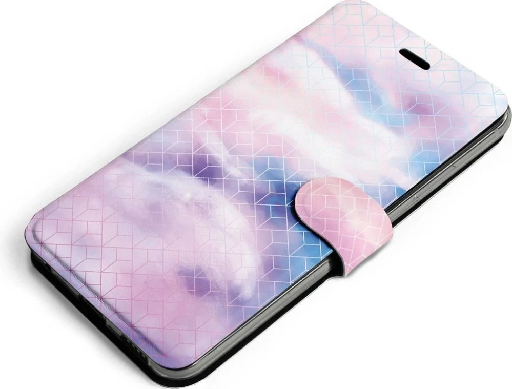 Flipové pouzdro Mobiwear - Motorola Moto G32 - MR02S Vodovkové obrazce - výprodej