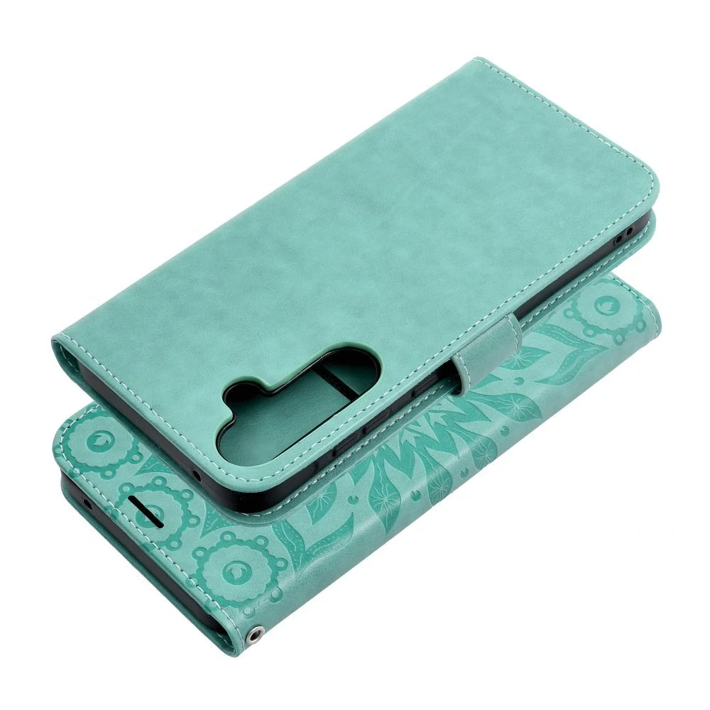 Flip pouzdro MEZZO Book Samsung Galaxy A37 5G Zelená mandala