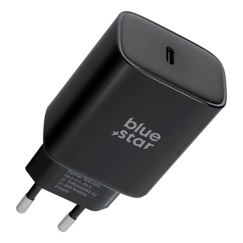 Blue Star nabíječka USB-C iPhone 17 Pro 60W černá (bez kabelu)