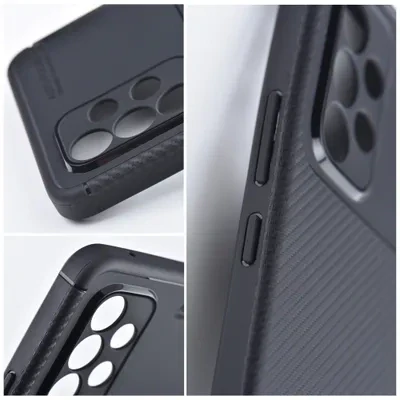 Kryt na mobil Galaxy A57 5G Carbon Premium černý