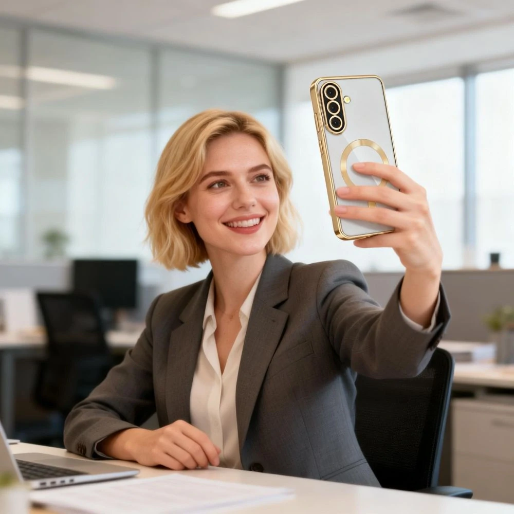Kryt na mobil Galaxy A37 Tech-Protect MagFlex zlatý