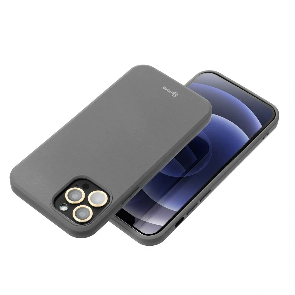 Kryt na mobil iPhone 16e / 17e Roar Jelly šedý