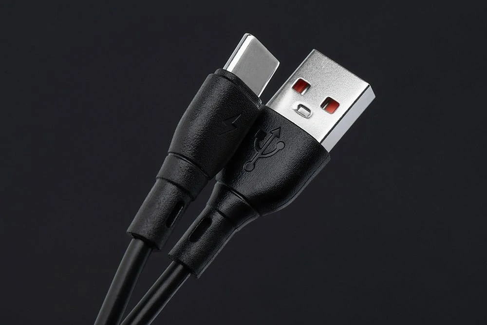 Datový kabel USB-A na USB-C Blue Star 3A 1m černý
