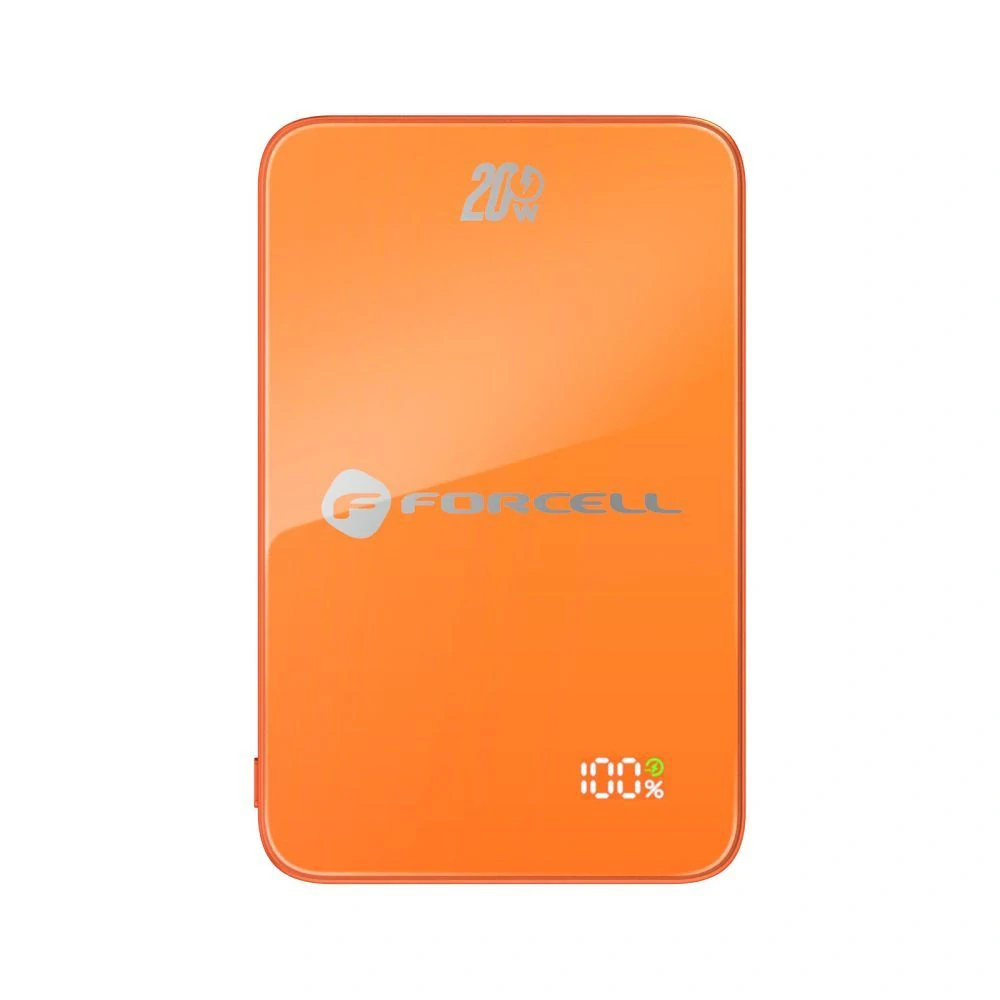 Powerbanka Forcell SuperSlim F5K8 MagSafe 5000mAh oranžová