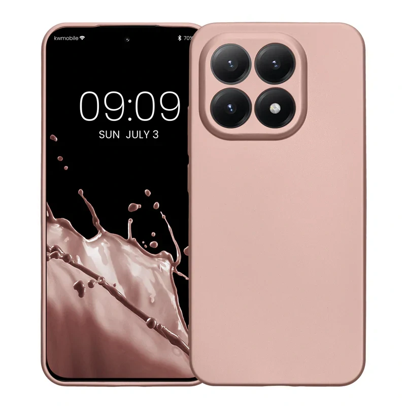 Kryt na mobil Xiaomi 15T kwmobile metalicky růžový