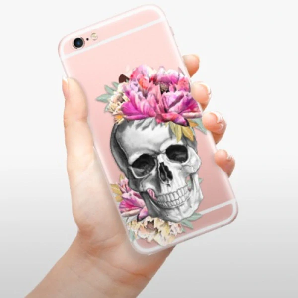 Silikonové pouzdro iSaprio (mléčně zakalené) Ozdobená Lebka na mobil Apple iPhone 6 Plus/6S Plus - poslední kus za tuto cenu