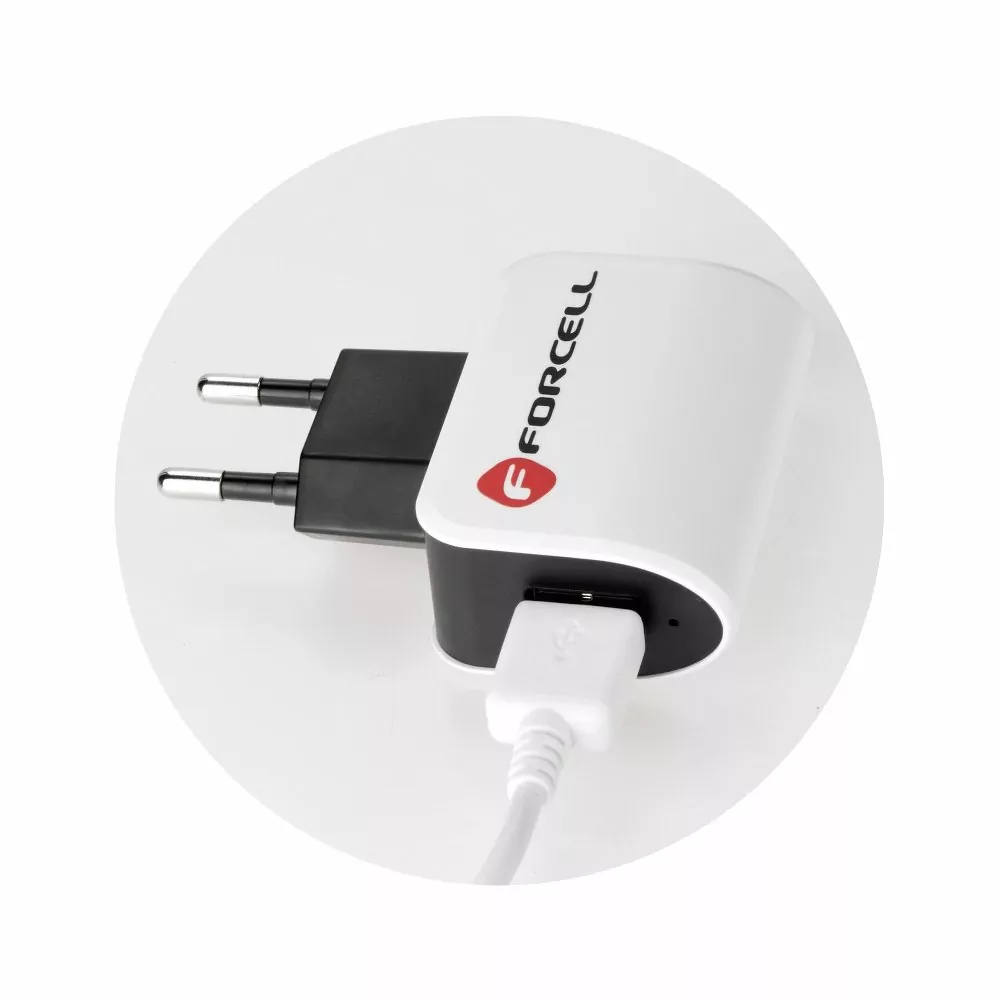 Rozpojitelná nabíječka do sítě FORCELL s konektorem Apple Lightning 1A