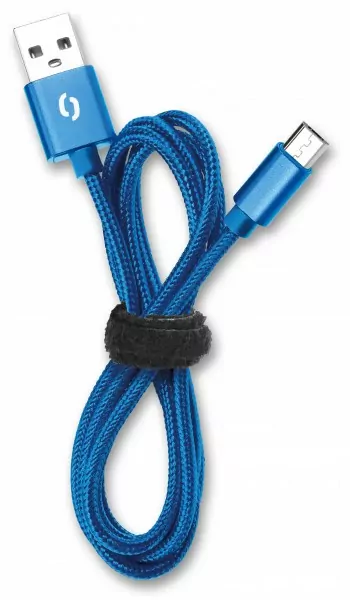 Datový kabel ALIGATOR PREMIUM s konektorem USB-C 2A, 2m, modrý