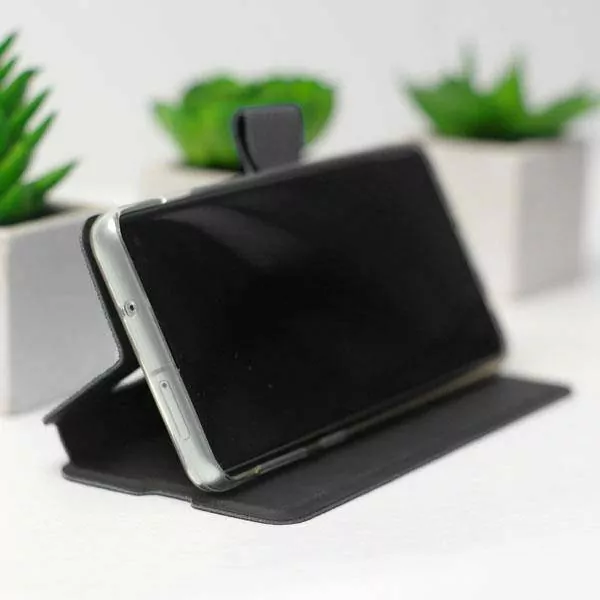Knížkové flip pouzdro Mobiwear Soft Touch - Samsung  Galaxy A42 5G - S_BUB - burgundy