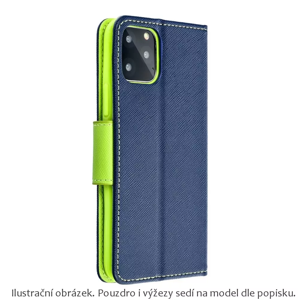Flipové pouzdro Coolcase Fancy Book na mobil Samsung Galaxy A02s modré