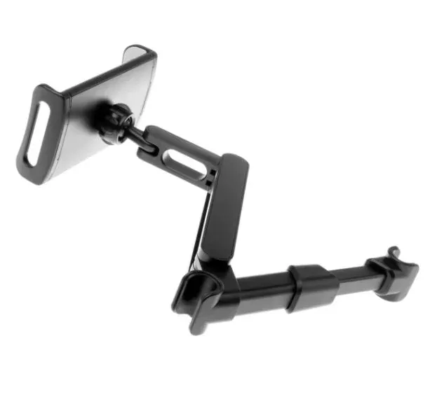 Držák do auta na tablet FIXED Tab Passenger 2 s uchycením do opěrky hlavy a s nastavitelným ramenem, černý