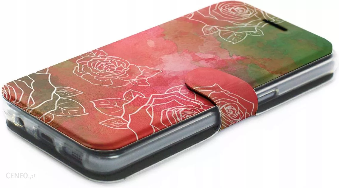 Flipové pouzdro Mobiwear na mobil Apple iPhone 13 Pro Max - MG01S Vodovkové kaktusy - výprodej
