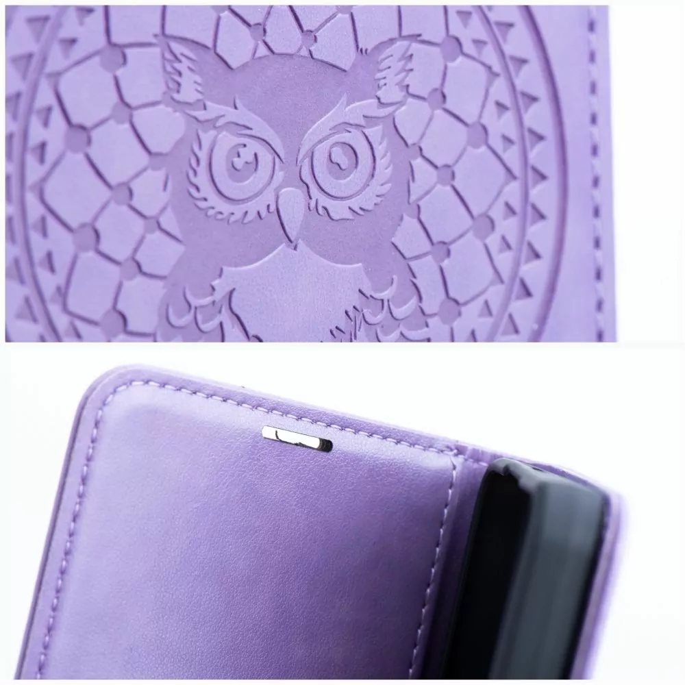 Flipové pouzdro Coolcase Mezzo Fialový lapač snů na mobil Xiaomi Redmi Note 11 / 11S