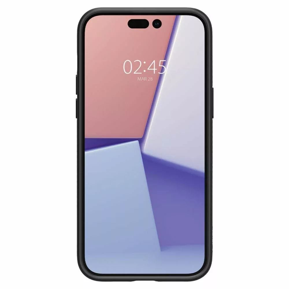 Silikonové pouzdro SPIGEN Liquid Air na mobil Apple iPhone 14 Pro Černé