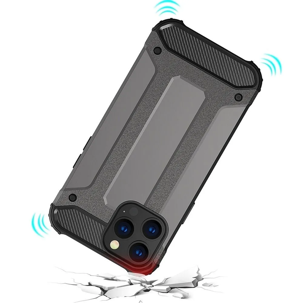 Odolné pouzdro Coolcase Armor na mobilní telefon Apple iPhone 14 Pro Černé