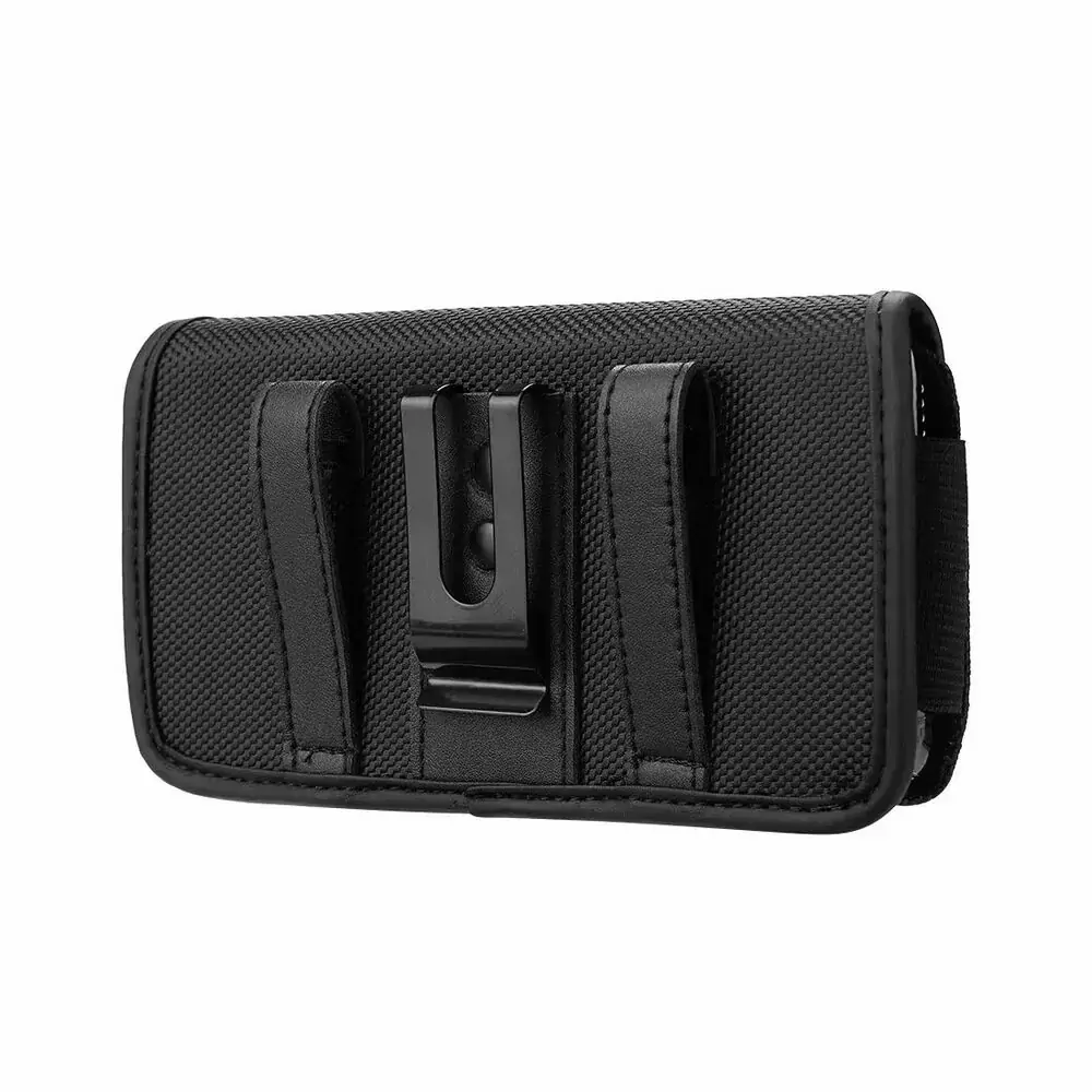 Horizontální pouzdro na opasek OXFORD Model 2 – mobil do 14 x 7,5 cm, černé