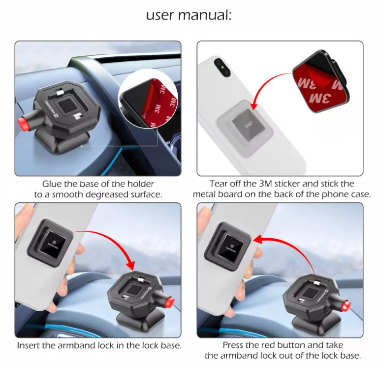 Držák do auta i domácnosti SWISSTEN CAR/HOME/OFFICE se systémem EASY LOCK