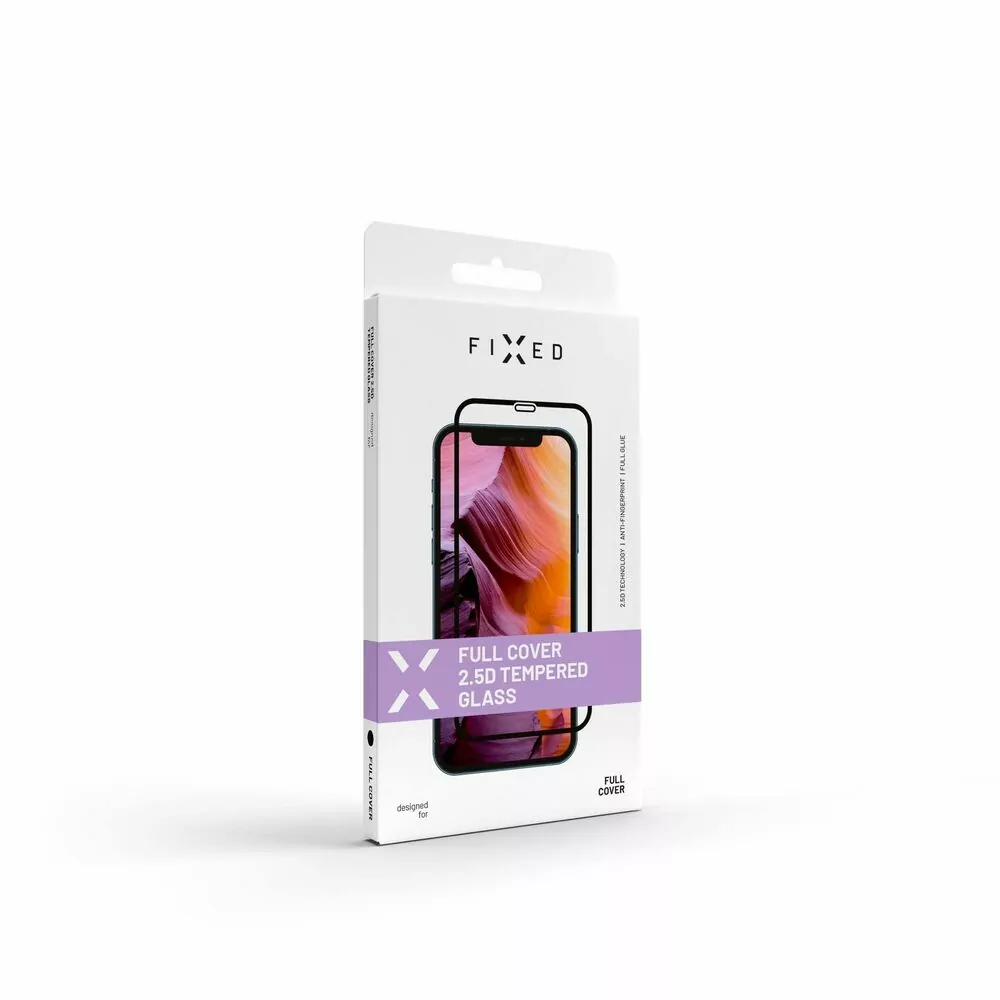 Ochranné tvrzené sklo Fixed pro Xiaomi POCO X6 Pro 5G na celý displej - černé (8591680165407)