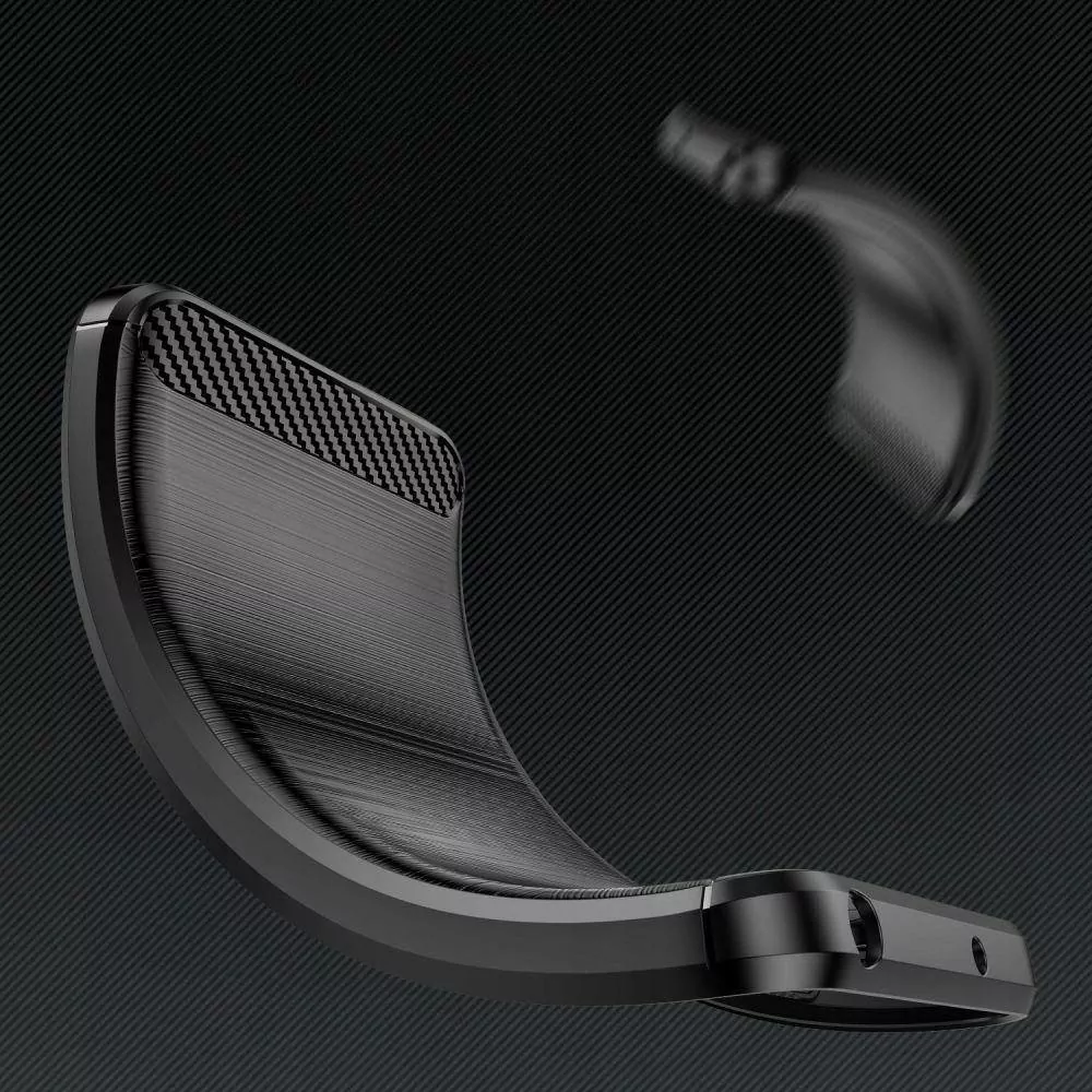 Silikonové pouzdro Coolcase Carbon Tech protect na mobil Samsung Galaxy A54 5G Černé
