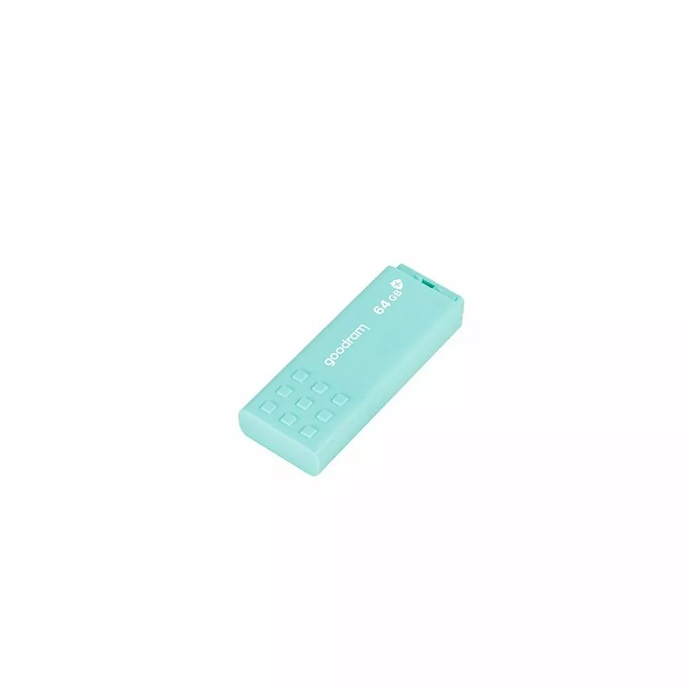 Fleška USB Flash disk GOODRAM UMM3 s kapacitou 64 GB USB 3.0 s konektorem USB a krytkou s antibakteriální ochranou Biomaster