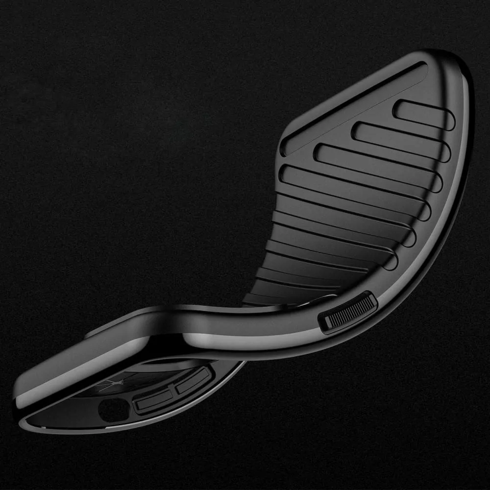Odolnější gumové pouzdro Armored Thunder na mobil Samsung Galaxy S23 Ultra Černé