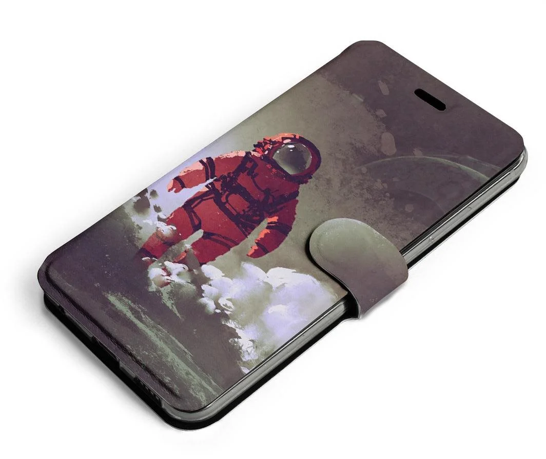 Flipové pouzdro Mobiwear na mobil Xiaomi 11T Pro / Xiaomi 11T - MA07S Týpek ve skafandru - VÝPRODEJ