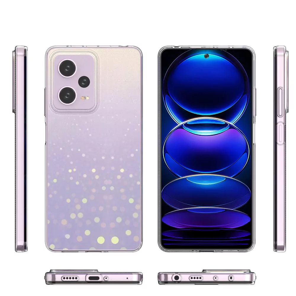 Silikonové pouzdro Coolcase Ultra Thin 0,5 mm na mobil Xiaomi Redmi Note 12 Pro 5G Čiré