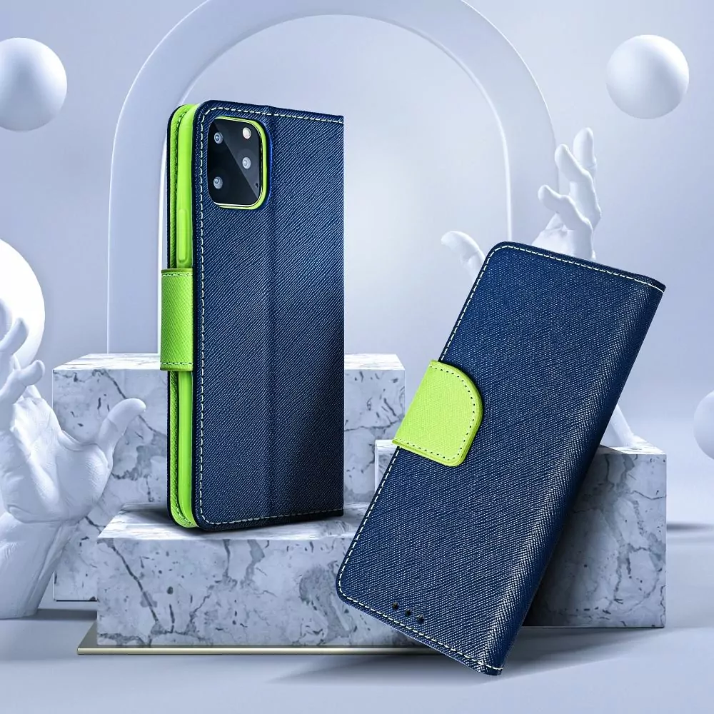 Flipové pouzdro Coolcase Fancy Book na mobil Xiaomi Redmi Note 12 5G / Poco X5 5G Modré
